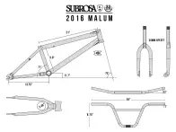 Subrosa Bikes "Malum" 2016 BMX Bike - Rat Rod Rust
