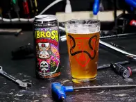 Subrosa Bikes "Slither" Pint Glass