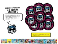Subrosa Bikes x Radical Rick "No Wimps" Sticker