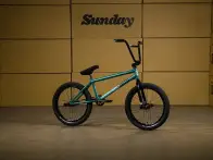 Sunday Bikes "Darkwave Authentic Raiford" 2027 BMX Bike - Matte Pine Green - Freecoaster - LHD