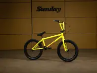 Sunday Bikes "Forecaster Aaron Ross" 2027 BMX Rad - Gloss Fluorescent Yellow - Freecoaster