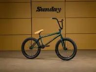 Sunday Bikes "Forecaster Brett Silva" 2027 BMX Rad - Gloss Seaweed Green - Cassette