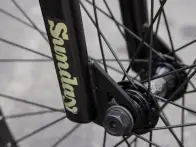 Sunday Bikes "Forecaster LHD Broc Raiford" 2025 BMX Rad - Matte Metallic Gold - Freecoaster - LHD