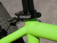 Sunday Bikes "High C 29" 2023 BMX Cruiser Rad - Gloss Watermelon Green - 29 Zoll