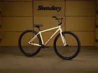 Sunday Bikes "High-C 29" 2027 BMX Cruiser Rad - Gloss Classic White - 29 Zoll