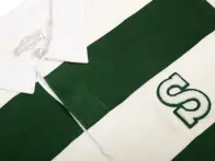 Sunday Bikes "Rugby" Longsleeve - Off White/Forest Green