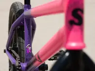 Sunday Bikes "Street Sweeper RHD Jake Seeley" 2022 BMX Rad - Pink/Purple Fade - Freecoaster - RHD