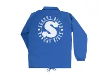 Sunday Bikes "Strength Security" Coach Jacket - Royal Blue