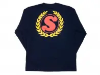Sunday Bikes "Winners Wreath" Longsleeve - Navy