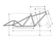 Surly "Big Dummy" Lastenrad Rahmen + Gabel Set - 26 Zoll