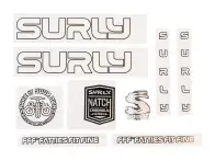 Surly "Intergalactic" Rahmenaufkleber Set
