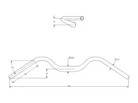 Surly "Terminal Bar" MTB Riser Lenker - Ø31.8mm