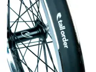 Tall Order "Air X Glide" Front Wheel - Chrome/Black