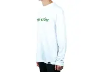 Tall Order "Font Breath-Tech" Longsleeve - White