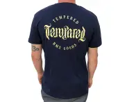 Tempered Bikes "BMX Goods" T-Shirt - Navy Blue