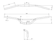 Teravail "Moonstone Carbon" MTB Riser Handlebar - Ø31.8mm