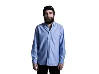 The Fella BMX "Oxford" Hemd - Blue