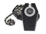 The Shadow Conspiracy "Interlock V2" Halflink Chain - Silver/Black