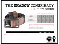 The Shadow Conspiracy "Stockwhip" Gürtel