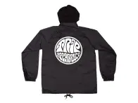 The Trip "Psych Hooded" Windbreaker Jacket - Black