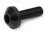 TLC Bikes "Metric Titanium 10mm (3/8") Female" Naben Schraube