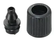 Topeak "TwinHead DX1 Upgrade Kit" Pump Head with Hose for Floor Pumps