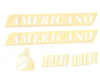 Total BMX "Americano" Rahmen Stickerset