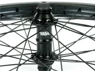 Total BMX "Techfire" Front Wheel - Black/Black