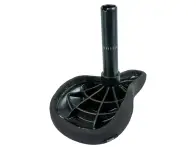 Total BMX "TWS Mark Webb" Seat / Seatpost Combo - Ruckerz Delight Black