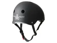 Triple 8 "Certified Sweatsaver" BMX Helmet - Black Matte