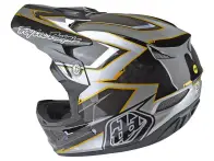 Troy Lee Designs "D3 Carbon" Fullface Helm - Cadence Gray (MIPS)