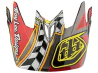 Troy Lee Designs "D3 Carbon" Fullface Helm - Longshot Red (MIPS)