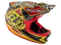 Troy Lee Designs "D3 Carbon" Fullface Helm - Longshot Red (MIPS)
