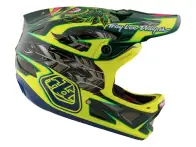 Troy Lee Designs "D3 Carbon" Fullface Helmet - Nightfall Green (MIPS)