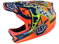 Troy Lee Designs "D3" Fullface Helm - Longshot Orange