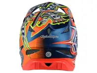 Troy Lee Designs "D3" Fullface Helm - Longshot Orange