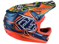 Troy Lee Designs "D3" Fullface Helm - Longshot Orange
