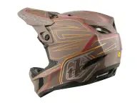Troy Lee Designs "D4 Polyacrylite Mips" Fullface Helm - Shadow Pro Timber