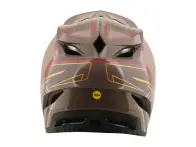 Troy Lee Designs "D4 Polyacrylite Mips" Fullface Helm - Shadow Pro Timber