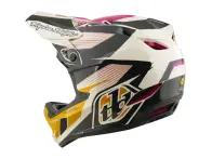 Troy Lee Designs "D4 Polyacrylite Mips" Fullface Helm - Turbo Acid Fuchsia