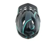 Troy Lee Designs "Flowline SE Mips" MTB Helmet - Badge Carbon/Real Teal
