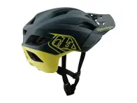 Troy Lee Designs "Flowline SE Mips" MTB Helm - Badge Gray/Glo Yellow