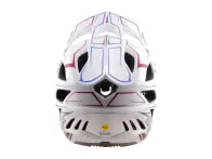 Troy Lee Designs "Stage Stunt Mips" Fullface Helmet - Pinstripe White