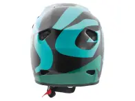 TSG "Advance Graphic Design" Fullface Helm - Interval-Green-Blue