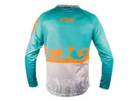 TSG "Breeze Jersey" Longsleeve - Turquoise-Acid Orange