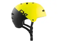 TSG "Evolution Youth Graphic Design" Helmet - Divided Acid Yellow/Black