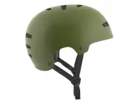 TSG "Evolution Youth Solid Color" BMX Helmet - Satin Olive (Kids)