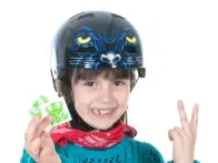 TSG "Nipper Maxi Kids Black Panther" Helm