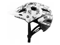 TSG "Scope Graphic Design" Trail MTB Helmet - White Sticky