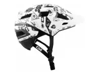 TSG "Scope Graphic Design" Trail MTB Helmet - White Sticky